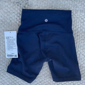 lululemon navy biker shorts